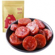 百草味 猪肉干肉脯干 金钱肉120g/袋*5件