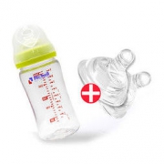Richell 利其尔 tritan系列 宽口径透透奶瓶 320ml 39元包邮（69-30）