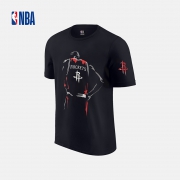 NBA 休斯顿火箭队背影系列黑短袖T恤 优惠价209元
