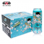 59.90整箱包邮！独特中国风拉格啤酒！高大师精酿 茉莉花茶拉格白啤酒 500ml*12罐 领50元优惠券（4.99/罐）