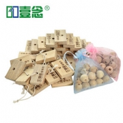 壹念 香樟木块10块装送20颗球