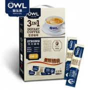 越南进口 owl 猫头鹰特浓三合一速溶咖啡2000g 100条礼盒装 送周边