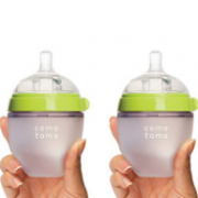 两只装 Comotomo 可么多么 婴儿硅胶奶瓶150ml