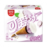 和路雪 可爱多甜筒 芋快点 香芋牛奶口味 冰淇淋家庭装 76g*6 雪糕（新老包装 随机发货） *6件+凑单品 117.8元（合19.63元/件）