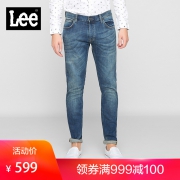 Lee 李 L11709Z021HW 男士小脚牛仔裤