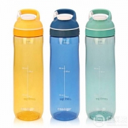 Contigo 康迪克 Cortland 单手开启 锁扣吸管运动水杯750ml*3个装 Prime会员免费直邮含税