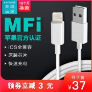 Ravpower 苹果MFi认证  Lightning数据线 1米