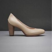 Prime会员专享，ECCO 爱步 雕塑75 女士真皮粗跟单鞋 国内￥1598