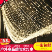 耀庆 LED小彩灯 5米50灯 暖白 插电款