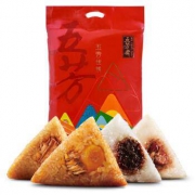 ​五芳斋 鲜肉蛋黄豆沙礼盒装 100克*10只