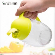 双枪（SunCha）自动开合 无铅玻璃油壶 620ml