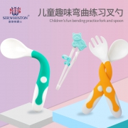 叉勺+收纳盒 宝宝学习吃饭勺叉套装 券后￥20
