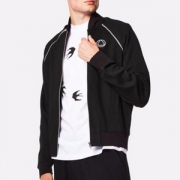 McQ by Alexander McQueen 男士Glyph Icon印花弹力棉拉链卫衣 £124.1（需用码）
