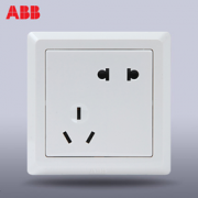 ABB 德逸系列 AE205 五孔插座 *15件 +凑单品  86.45元包邮