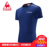 lecoqsportif乐卡克法国公鸡男圆领短袖T恤QT-012171 169元