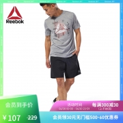 Reebok锐步官方 运动健身 WOR WOVEN SHORT 男子训练短裤FKR24 137元