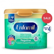 镇店之宝，Enfamil 美赞臣 Reguline 初生儿防上火配方婴儿奶粉 578g*4罐 Prime会员免费直邮含税