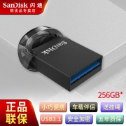 SanDisk 闪迪 Ultra Fit 至尊高速酷豆 USB 3.1 闪存盘（CZ430） 256GB
