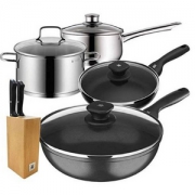 WMF 福腾宝 亚马逊专享超值锅具刀具5件套