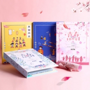 74张活页同学录创意初中生女毕业纪念册小学生通讯录可爱粉小清新留言本
