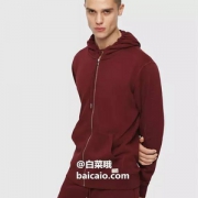 限尺码，Diesel 迪赛 Umlt-Brandon-Z 男士休闲连帽卫衣 Prime会员免费直邮含税