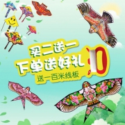 宝贵来 蝴蝶风筝 送100米线板
