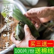 包粽子的叶子 棕叶大粽子叶 种叶苇叶新鲜大片特大超大送专用粽线 250g  券后6.5元