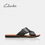 ￥479 clarks其乐圆头露趾凉鞋女平底鞋