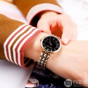Anne Klein 安妮·克莱因 AK/3010BKGB 女士黑色石英表 Prime会员免费直邮含税