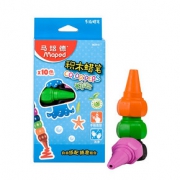 Maped 马培德 862910 儿童积木蜡笔 10色