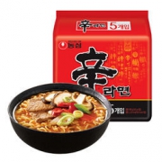 农心 韩国进口 辛拉面 120g*5 五连包 24.9元