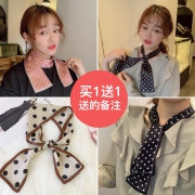 韩版百搭短款小丝巾春夏装饰女文艺小领巾 券后￥16.9