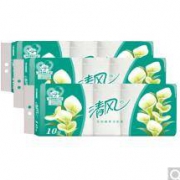 清风（APP）无芯卷纸 马蹄莲 3层80克*30卷