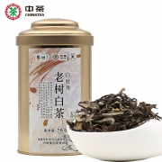中茶 中粮集团 福建老树白茶 2019年白牡丹茶 福鼎老白 罐装 75克  券后75元包邮