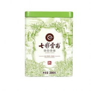 七彩云南 普洱茶 熟茶 名门普洱 菊花味 散茶茶叶 铁罐装 200克
