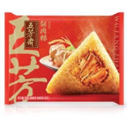 PLUS会员：五芳斋 鲜肉粽子 100g*5只*10件 赠五丰笋肉小笼包 93g*5袋
