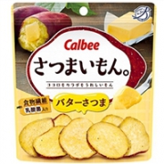 新品 Calbee卡乐比 天然红薯薯片 黄油味 45g×12袋