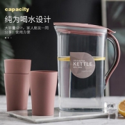 凉茶壶耐热耐高温家用凉水壶套装大容量塑料冷水壶果汁扎壶
