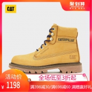 CAT卡特经典款款牛皮革女休闲鞋P307068H3DDR08 1098元