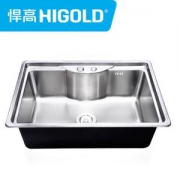 HIGOLD 悍高 304不锈钢水槽（含龙头7件套）