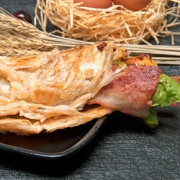 喜力虎 原味手抓饼 20片包邮家庭装 早餐煎面饼批发手爪撕饼