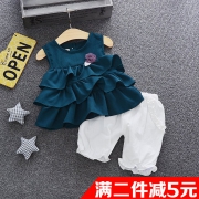 女童套装夏季新款韩版短袖洋气两件套 券后￥29