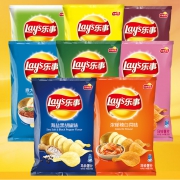 天猫 Lay’s 乐事 薯片组合大礼包 75g*8包 42.9元包邮（合5.4元/包）