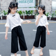 童装女童新款时髦阔腿裤儿童两件套 券后￥69.9