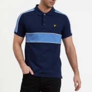 限L码，Lyle & Scott 苏格兰金鹰 SP1003V 男士纯棉撞色Polo衫 Prime会员凑单免费直邮含税