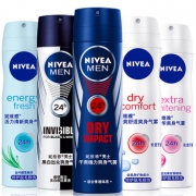 止汗香体、告别汗渍：妮维雅 腋下止汗喷雾 清爽型 150ml