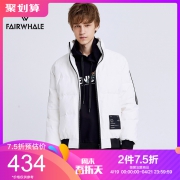 马克华菲羽绒服拉链保暖短款外套 好价578