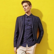 JACK JONES 杰克琼斯 217108506 男士翻领西服