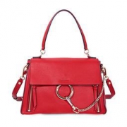 Chloé 珂洛伊 Faye 女士小牛皮单肩包 中号 1245美元约￥8354