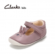 Clarks其乐童鞋女童舒适可爱步前鞋女宝宝鞋春秋单鞋Little Glo 269元